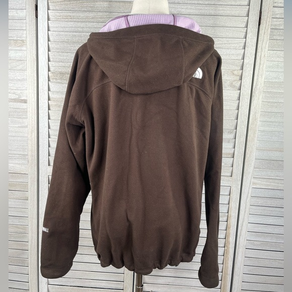 THE NORTH FACE Windwall Fleece Jacket Brown-Large - Picture 3 of 4